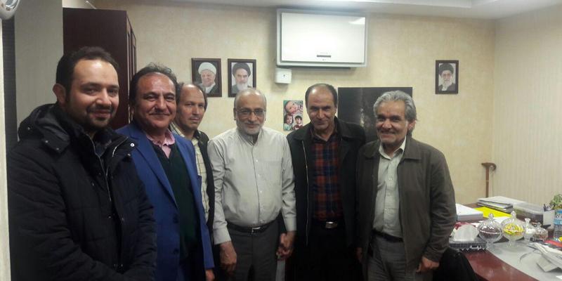 دیدار اعضای کانون شعرای کارگزاران با مرعشی