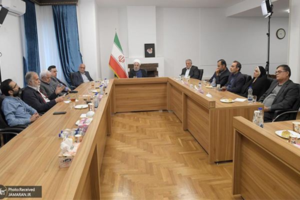 دیدار کمیته سیاسی حزب کارگزاران سازندگی ایران با حسن روحانی